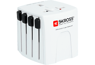 SKROSS World Adapter Classic - Reiseadapter (Weiss)