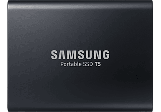 SAMSUNG Portable SSD T5 - Festplatte (SSD, 1 TB, Schwarz)