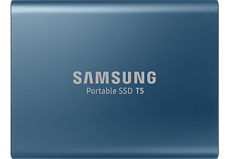 SAMSUNG Samsung Portable SSD T5 - Portable SSD - 500 GB - Blu - SSD portatile (SSD, 500 GB, Blu)