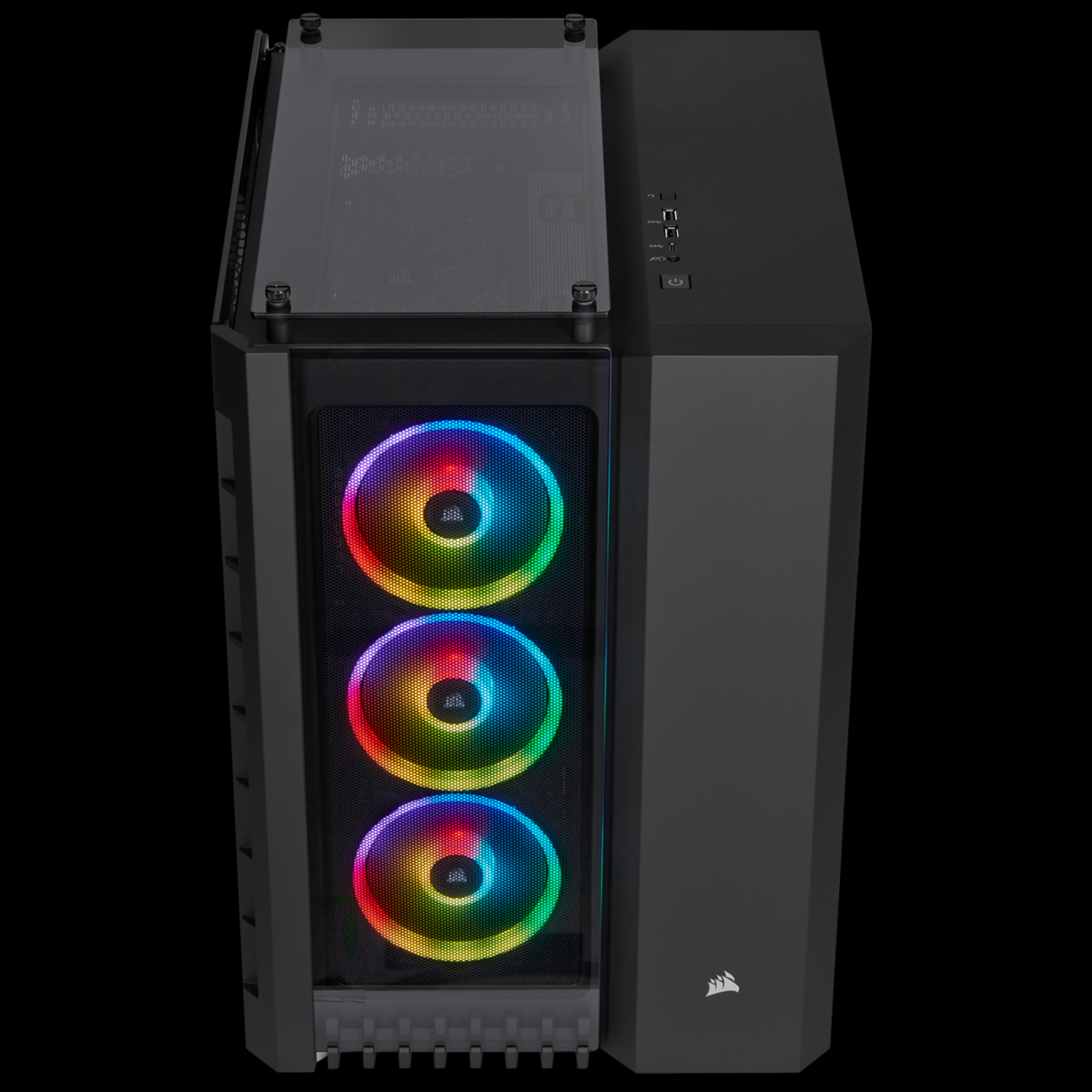 CORSAIR Crystal Series 680X RGB ATX  PC-Gehäuse, Schwarz
