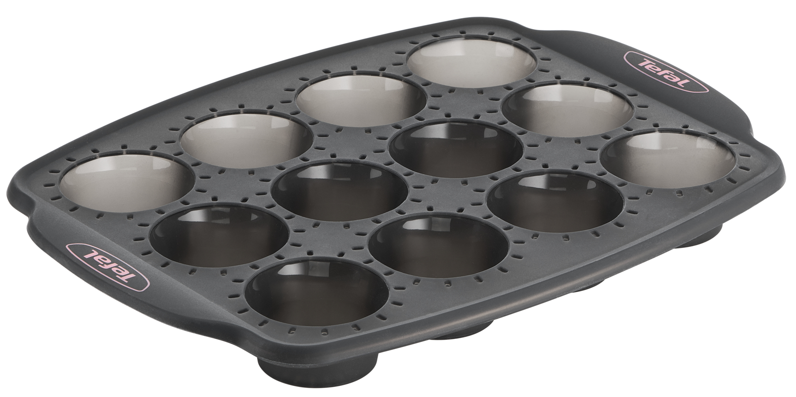 TEFAL Moule à silicone Crispybake 12 Mini-muffins (J4170214)
