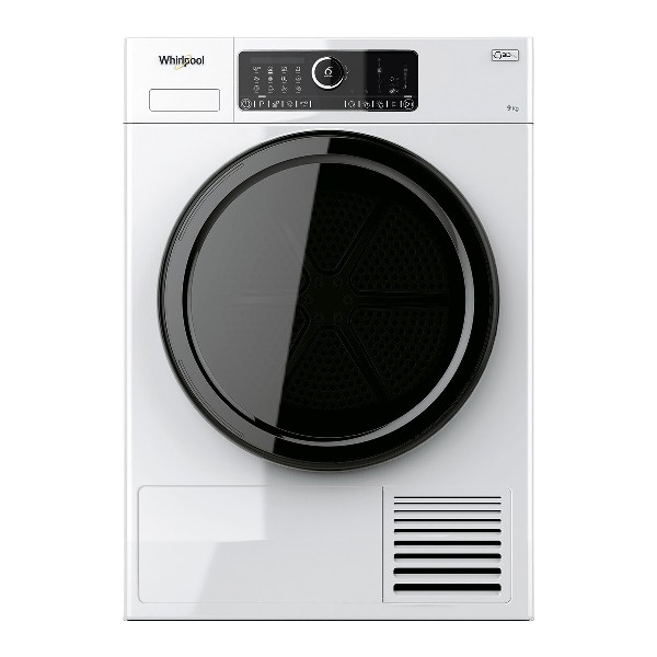 Secadora - WHIRLPOOL, ST U 92E EU, Carga frontal, 18 programas, Panel de iconos, Display LCD