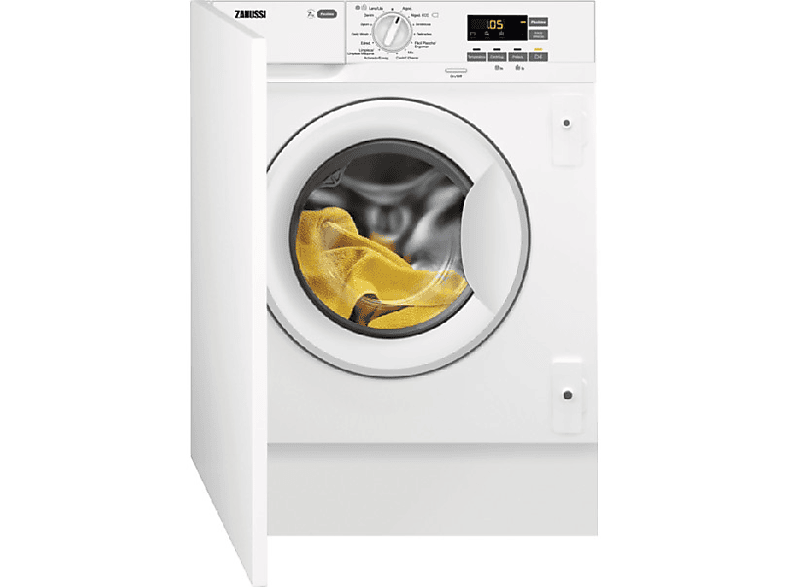 Zanussi Zwi712udwa Lavadora carga frontal blanco integrable 7kg 7 1200 rpm autoadjust «daily wash» clase programa display xl inicio diferido