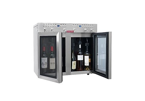 Vinoteca - La Sommeli, DVV6SS, Dispensador por copas, 6 botellas, Gas R134A, Inox