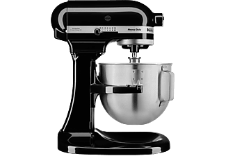 KITCHENAID 5KPM5EOB Heavy Duty Küchenmaschine Onyx Schwarz (Rührschüsselkapazität: 4,8 Liter, 315 Watt)
