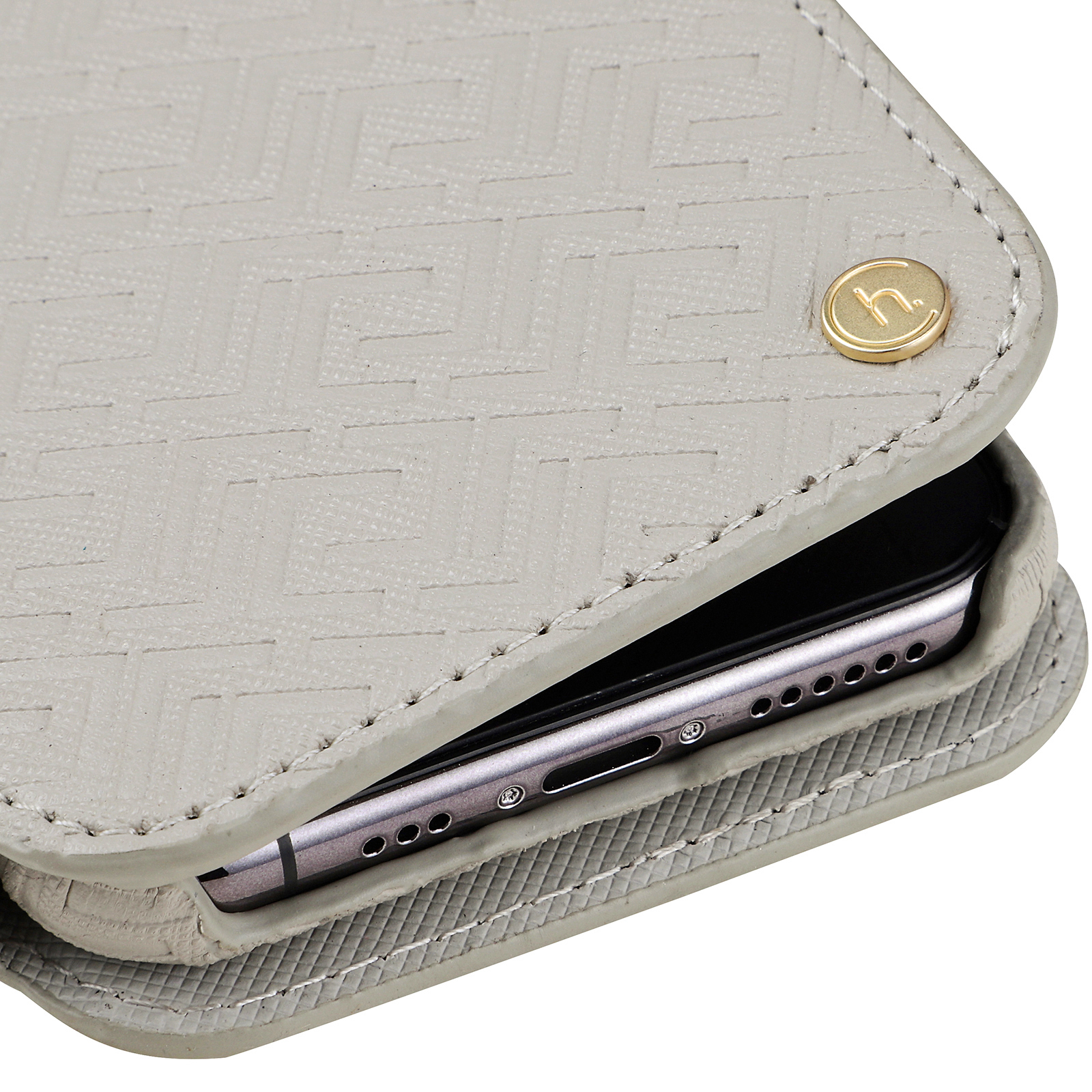 HOLDIT 14345 WALLET CASE MAGNET, Bookcover, Apple, iPhone 11 Pro Max, Grau
