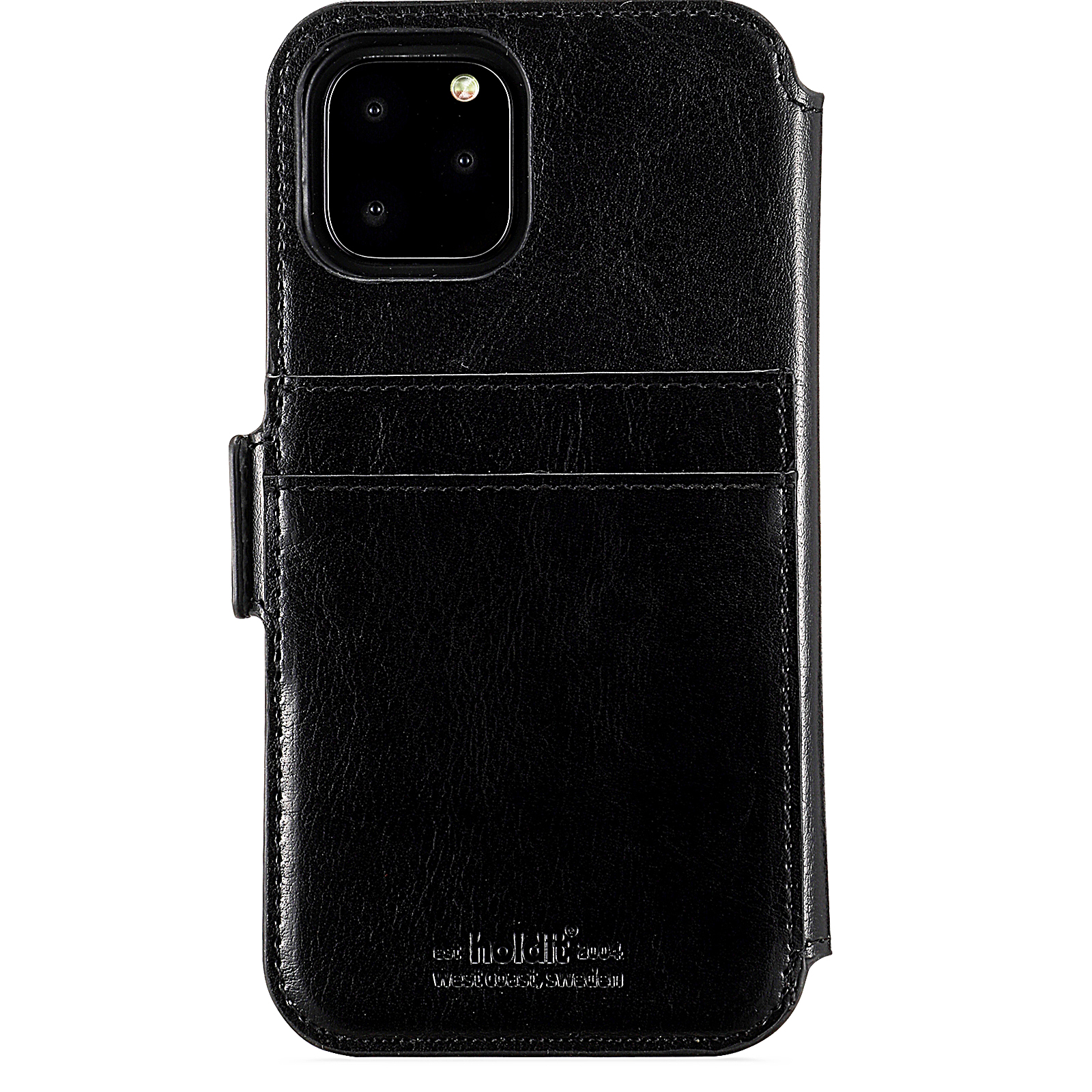 HOLDIT 14379 WALLET CASE MAGNET, Bookcover, Apple, iPhone 11 Pro Max, Schwarz