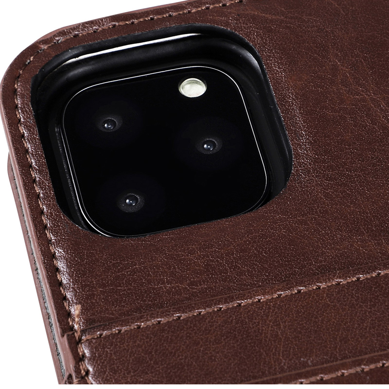 HOLDIT 14375 WALLET CASE MAGNET, Bookcover, Apple, iPhone 11 Pro, Braun