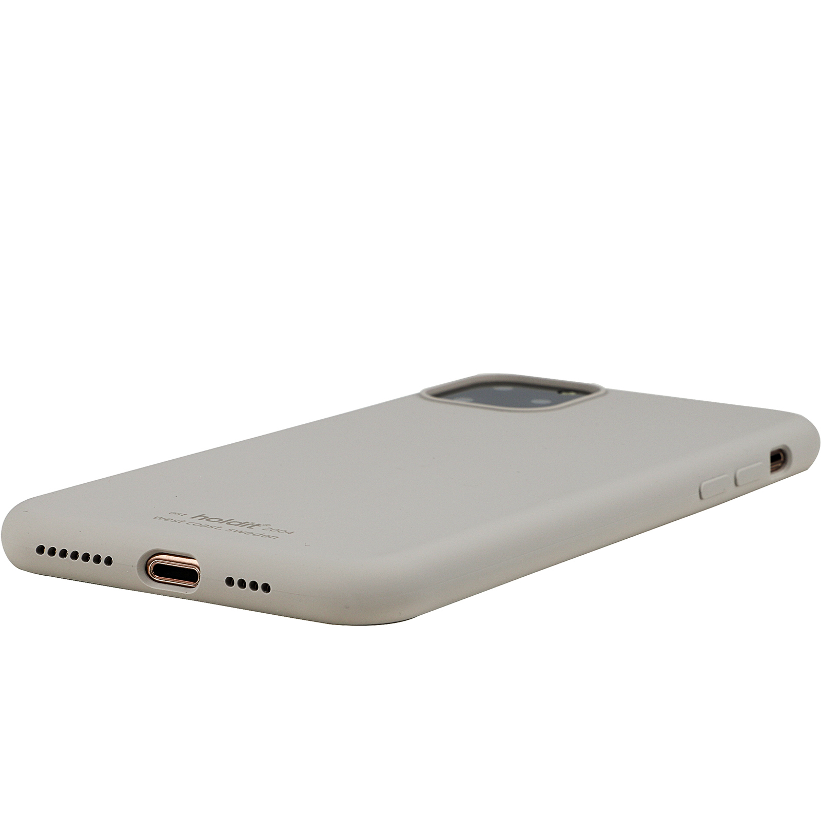 HOLDIT 14310 SILICONE CASE, Backcover, Apple, iPhone 11 Pro Max, Grau