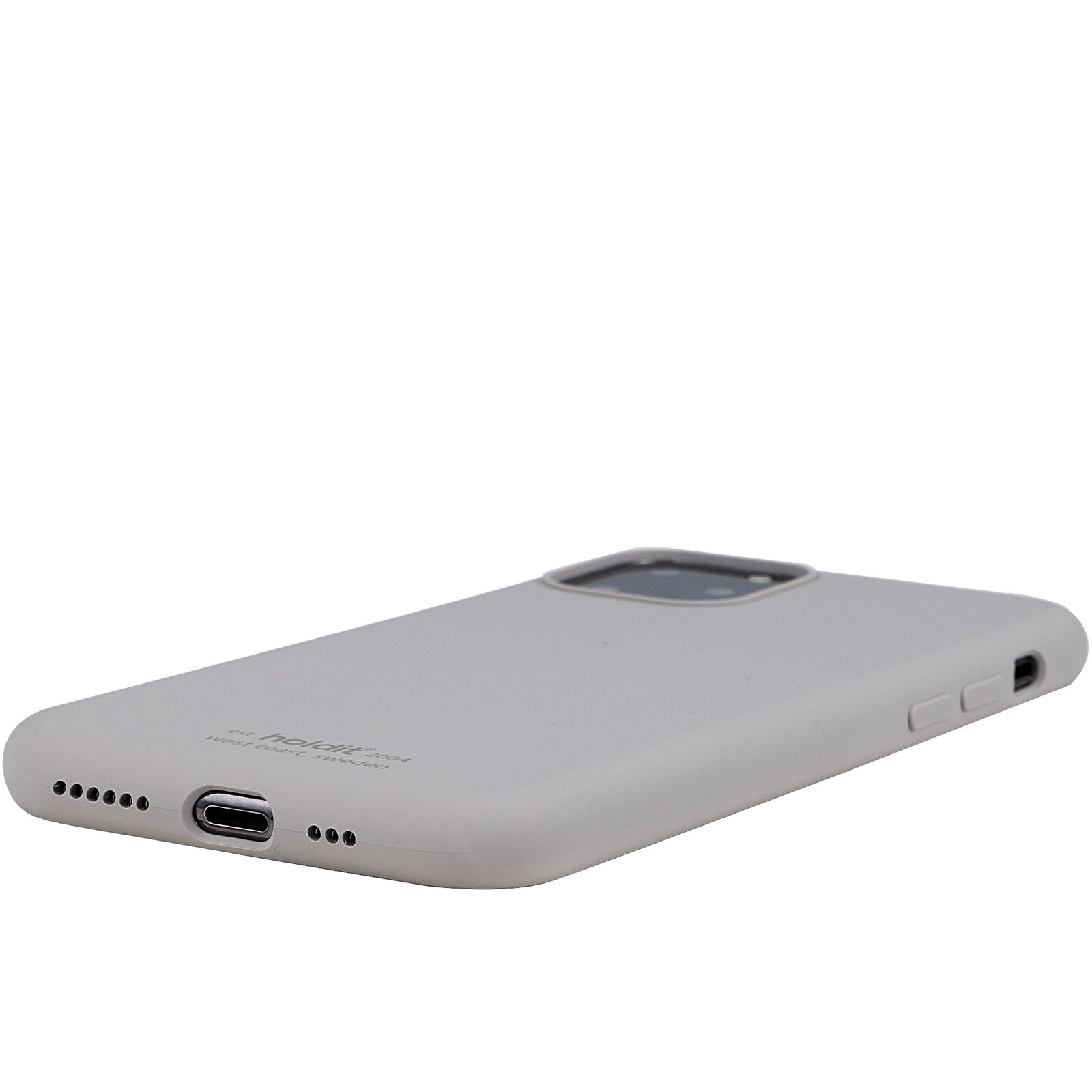 HOLDIT 14304 SILICONE CASE, Backcover, Apple, iPhone 11 Pro, Grau