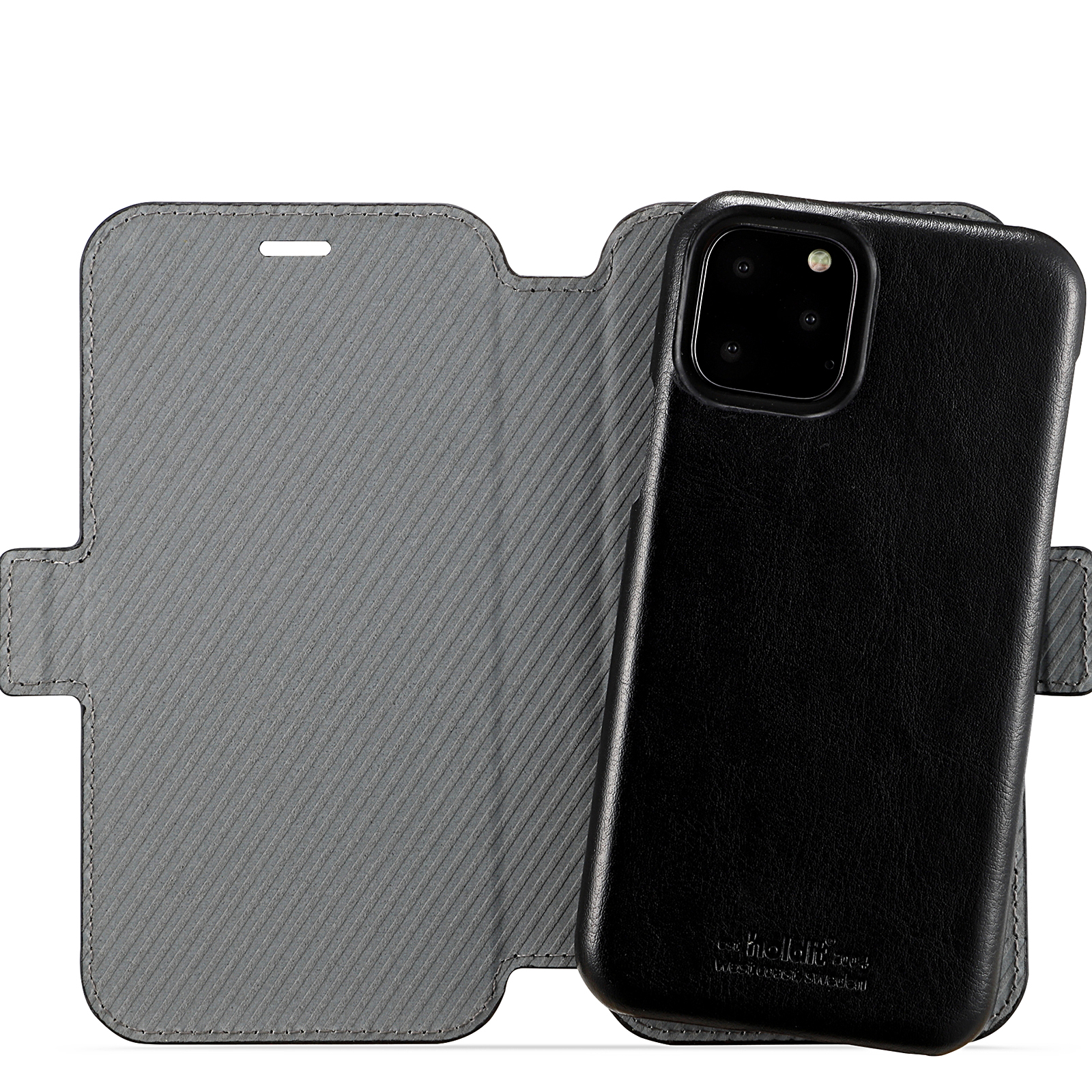 HOLDIT 14379 WALLET CASE MAGNET, Bookcover, Apple, iPhone 11 Pro Max, Schwarz