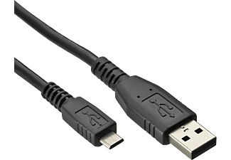 CELLULARLINE cellularline data cable USB, 1 m - Cavo di ricarica (Nero)