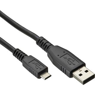 CELLULARLINE UNI DATA CABLE MIC-USB/USB BLACK - Micro-USB-Kabel (Schwarz)