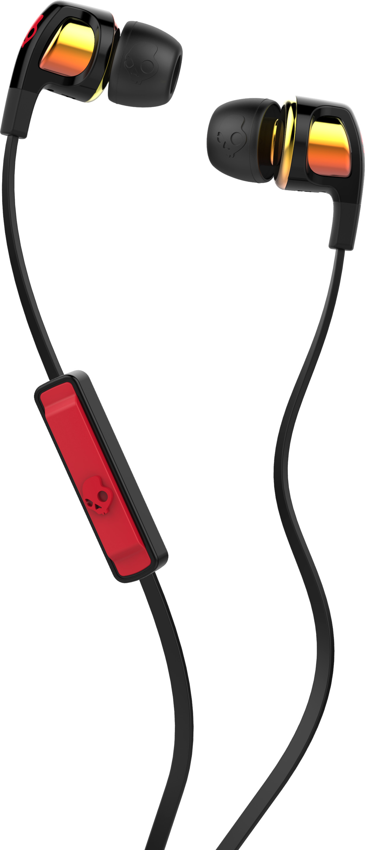 SKULLCANDY S2PGGY-392 SMOKIN BUD 2, In-ear Kopfhörer Schwarz/Rot
