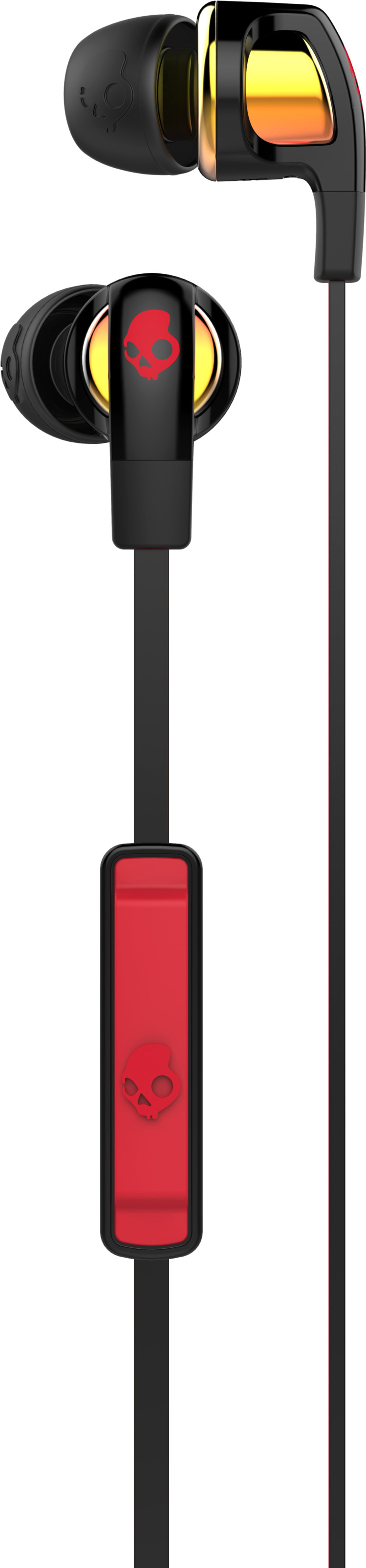 SKULLCANDY S2PGGY-392 SMOKIN BUD 2, In-ear Kopfhörer Schwarz/Rot