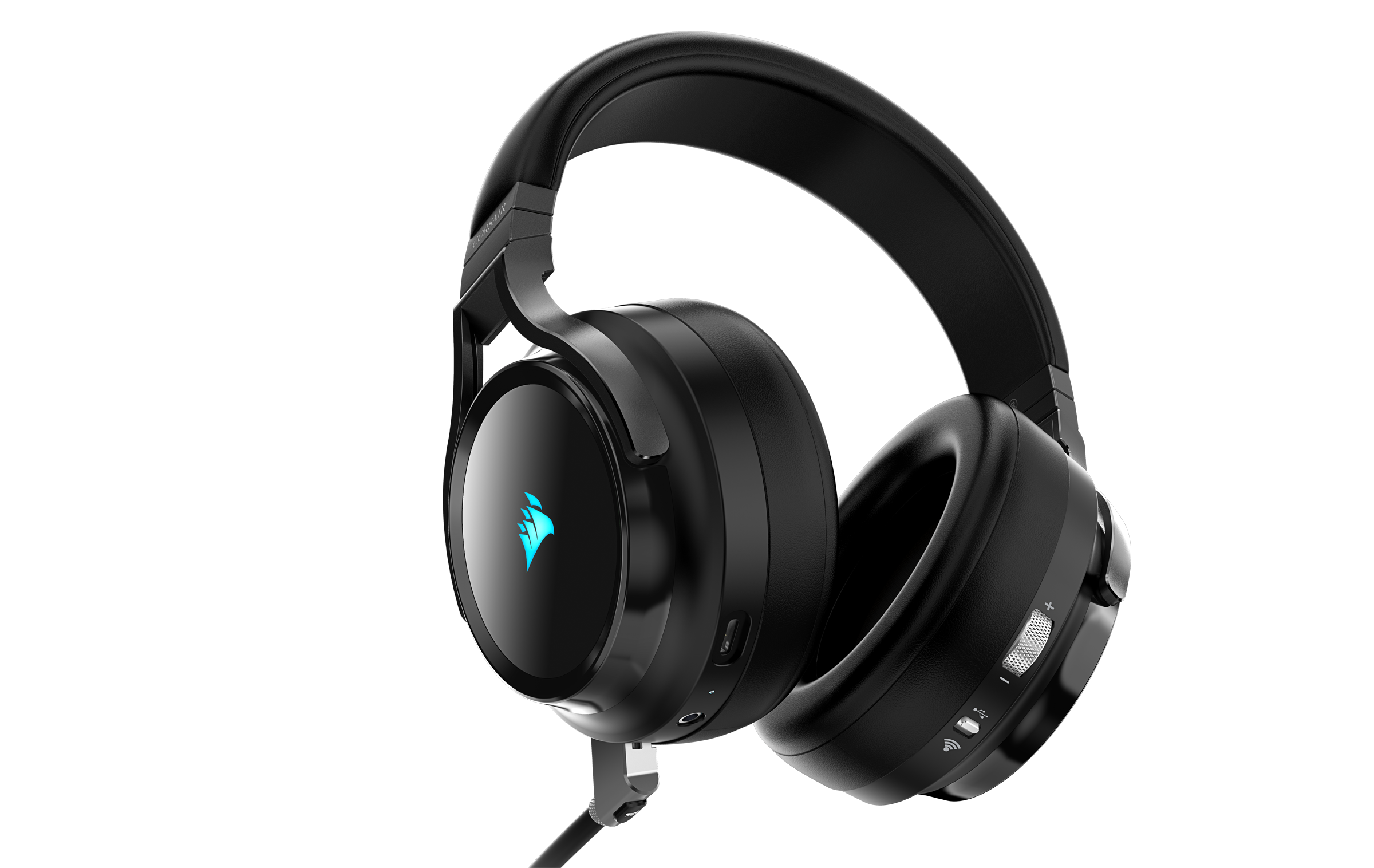 Carbon Headset CORSAIR Virtuoso RGB Gaming Over-ear Wireless,