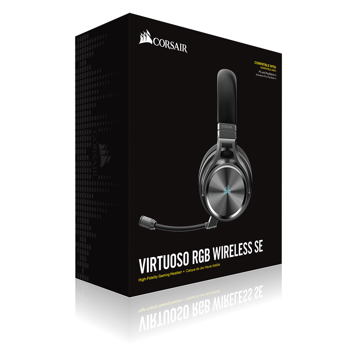 CORSAIR Virtuoso RGB Wireless, Over-ear Gaming Headset Gunmetal