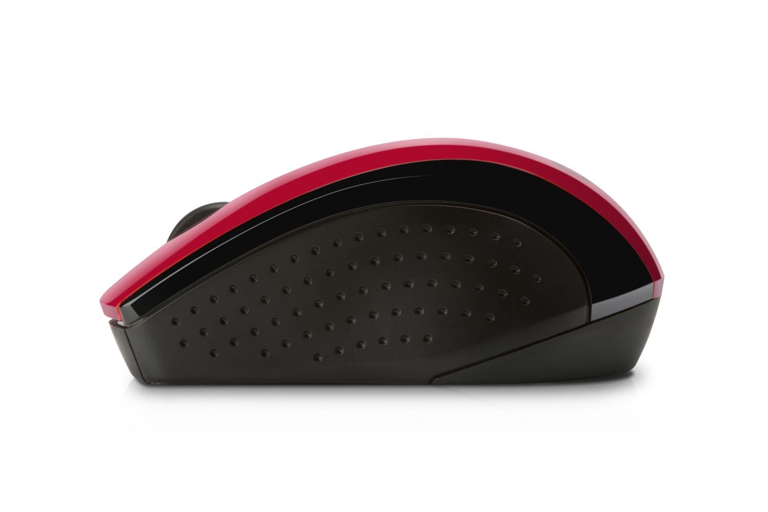 Ratón inalámbrico - HP X3000, 1.200 ppp, agarres texturizados, rojo y negro