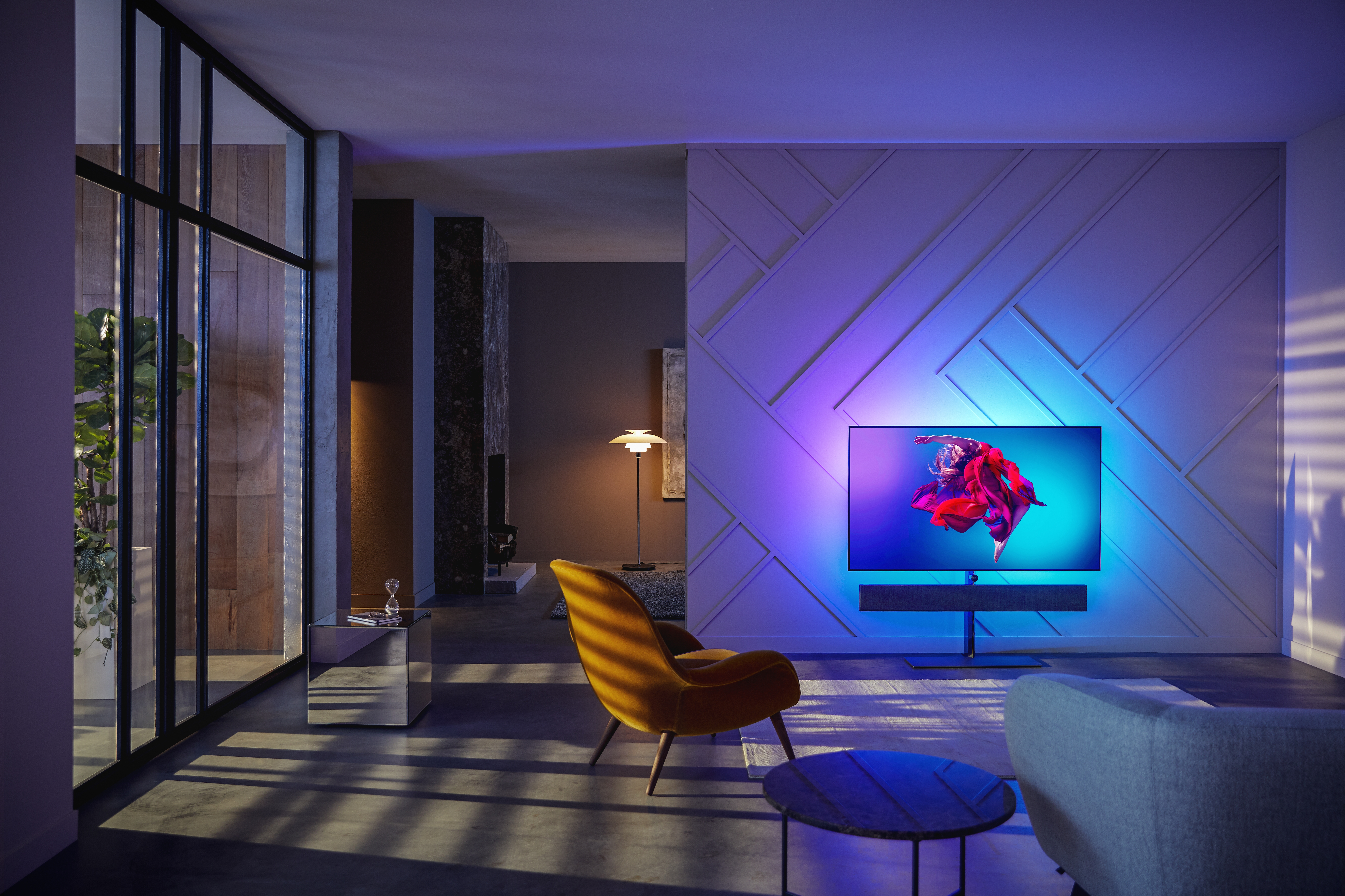 PHILIPS 65OLED984/12 OLED TV (Flat, 65 Zoll / 164 cm, OLED 4K, SMART TV, Ambilight, Android™ 9.0 (P))