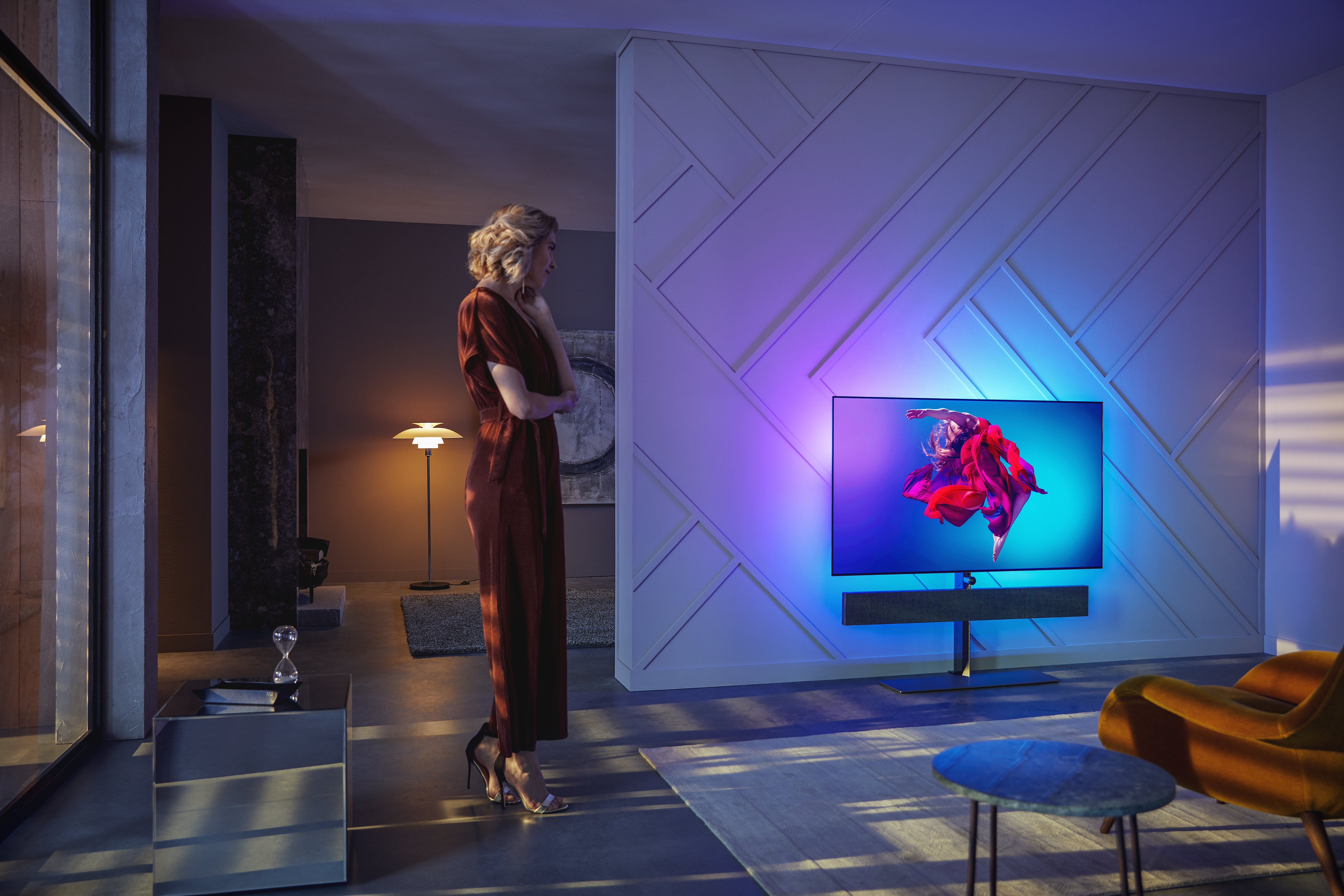 PHILIPS 65OLED984/12 OLED TV (Flat, 65 Zoll / 164 cm, OLED 4K, SMART TV, Ambilight, Android™ 9.0 (P))