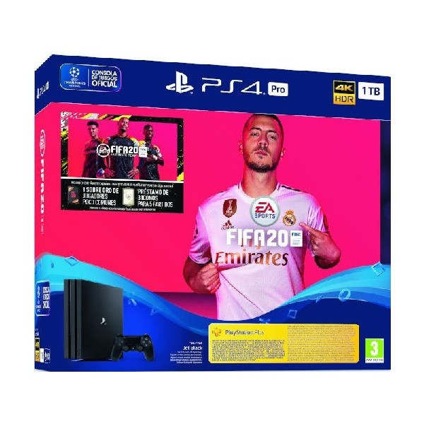Consola - Sony PS4 Pro 1 TB + FIFA 20