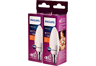 PHILIPS LED 40W B35 E14 İkili Ekopaket Sarı Işık