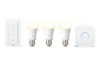 PHILIPS HUE Kit de démarrage Philips Hue - lumière blanche chaude - E27