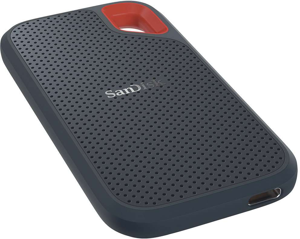 SANDISK Extreme® Portable Speicher, 500 GB SSD, 2,5 Zoll, extern, Grau