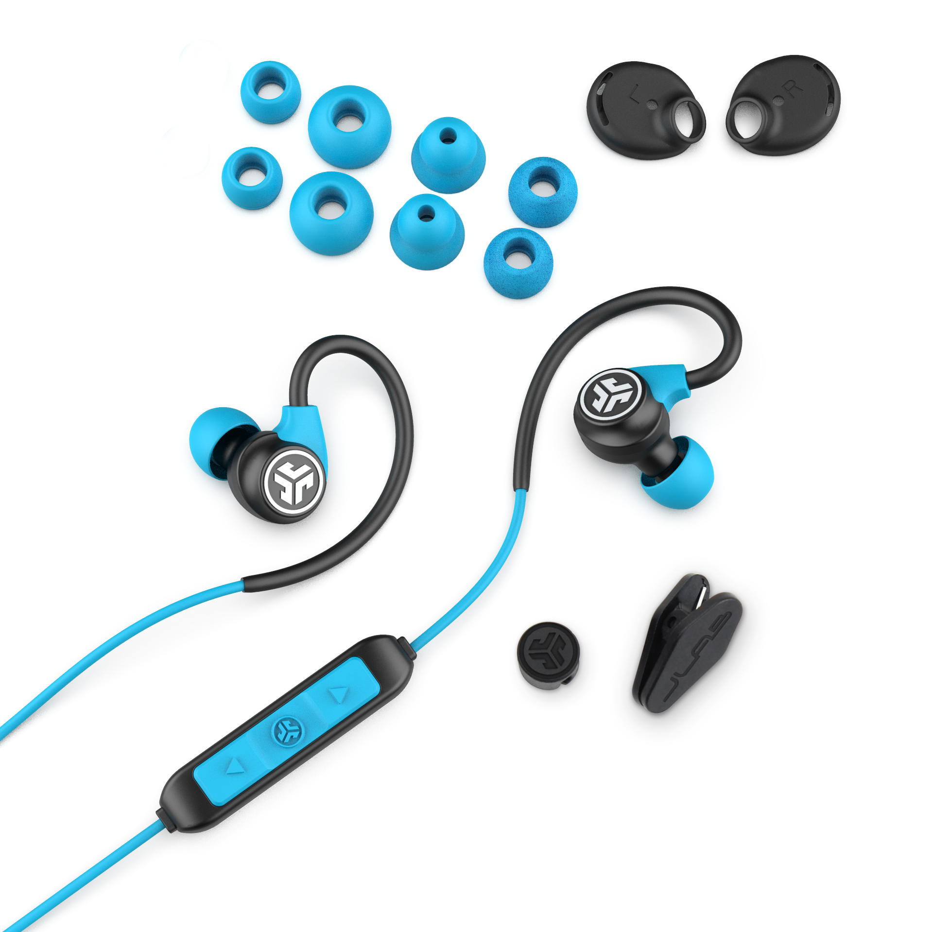 JLAB Fit Sport Wireless Fitness, In-ear Kopfhörer Bluetooth Blau
