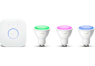 PHILIPS HUE Hue Starter Kit GU10 - Lampadina (Bianco)