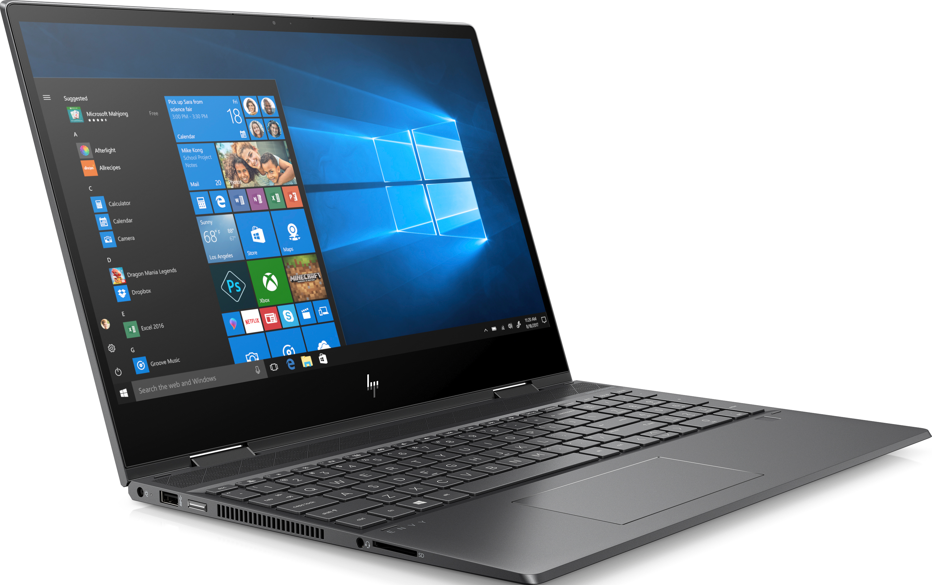 HP ENVY x360 15-ds0844nz - Convertible 2 in 1 Laptop (15.6 ", 512 GB SSD, Nightfall Black)