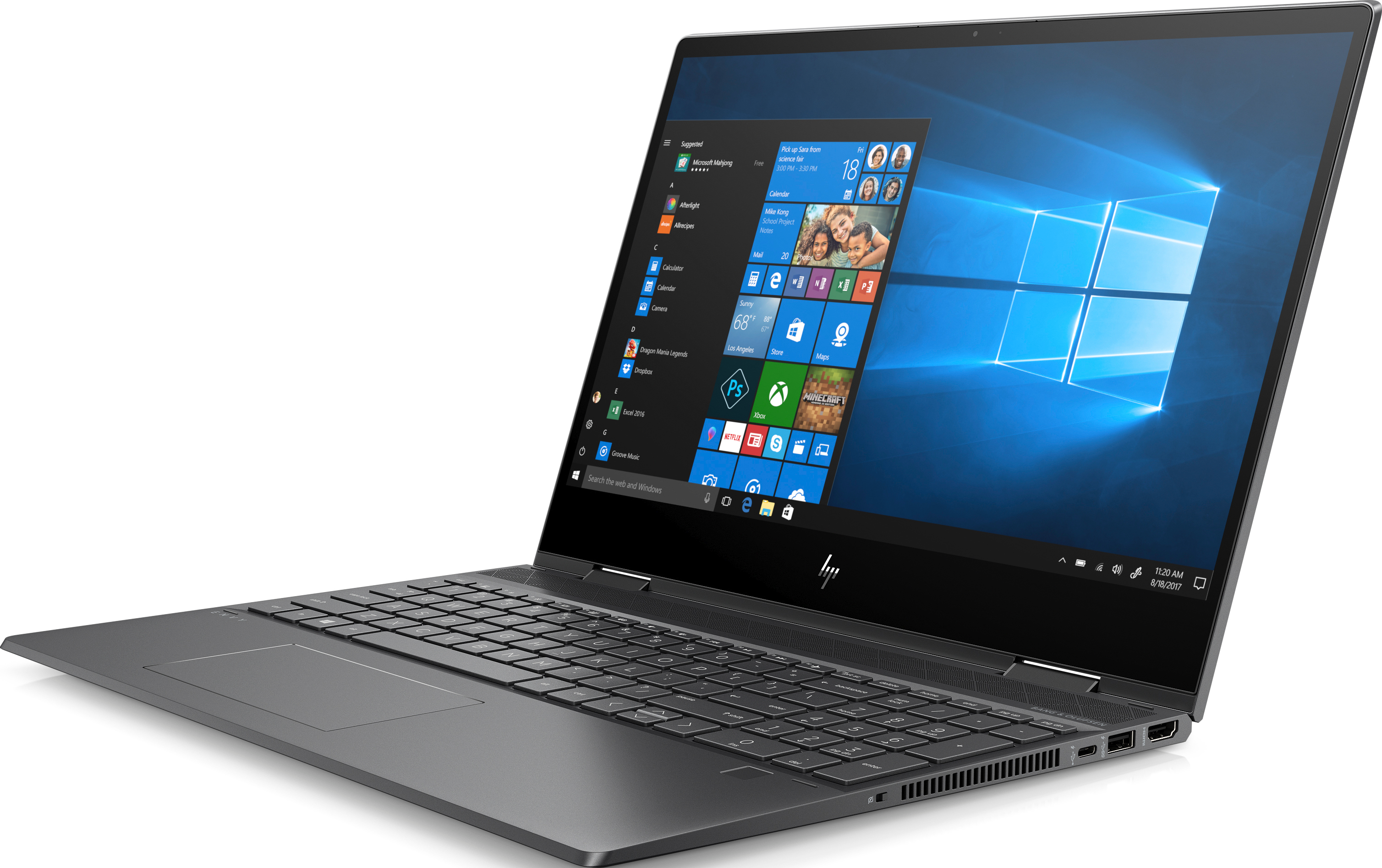 HP ENVY x360 15-ds0844nz - Convertible 2 in 1 Laptop (15.6 ", 512 GB SSD, Nightfall Black)