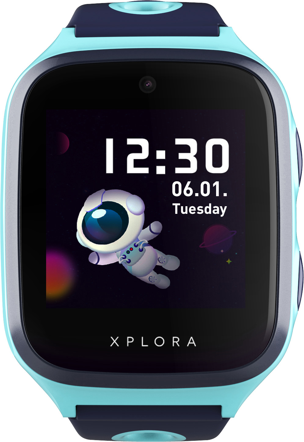 Türkis XPLORA Silikon, 145-210 mm, Kinder-Smartwatch X4