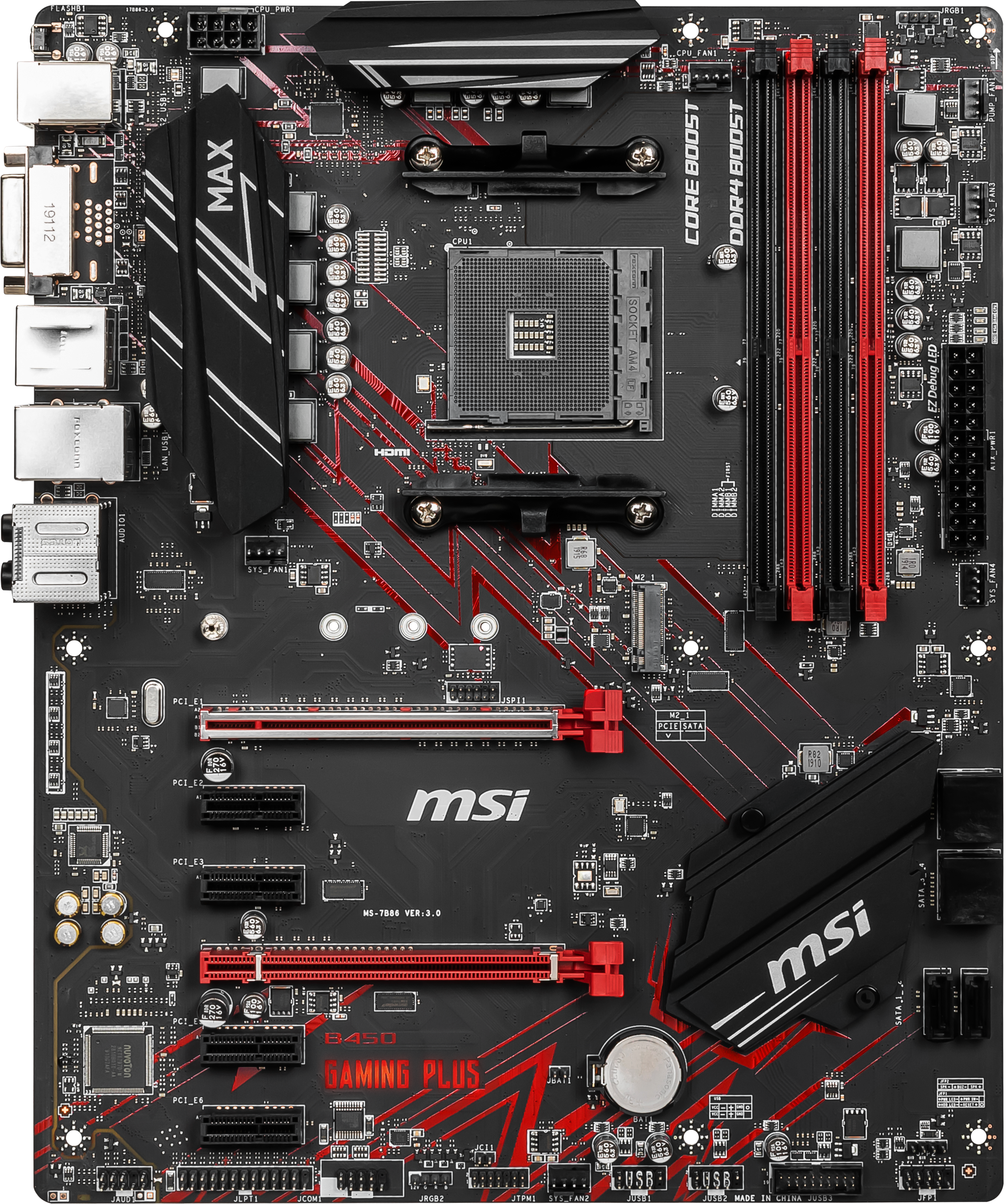 MSI Mainboard B450 Gaming Plus Max (7B86-016R)