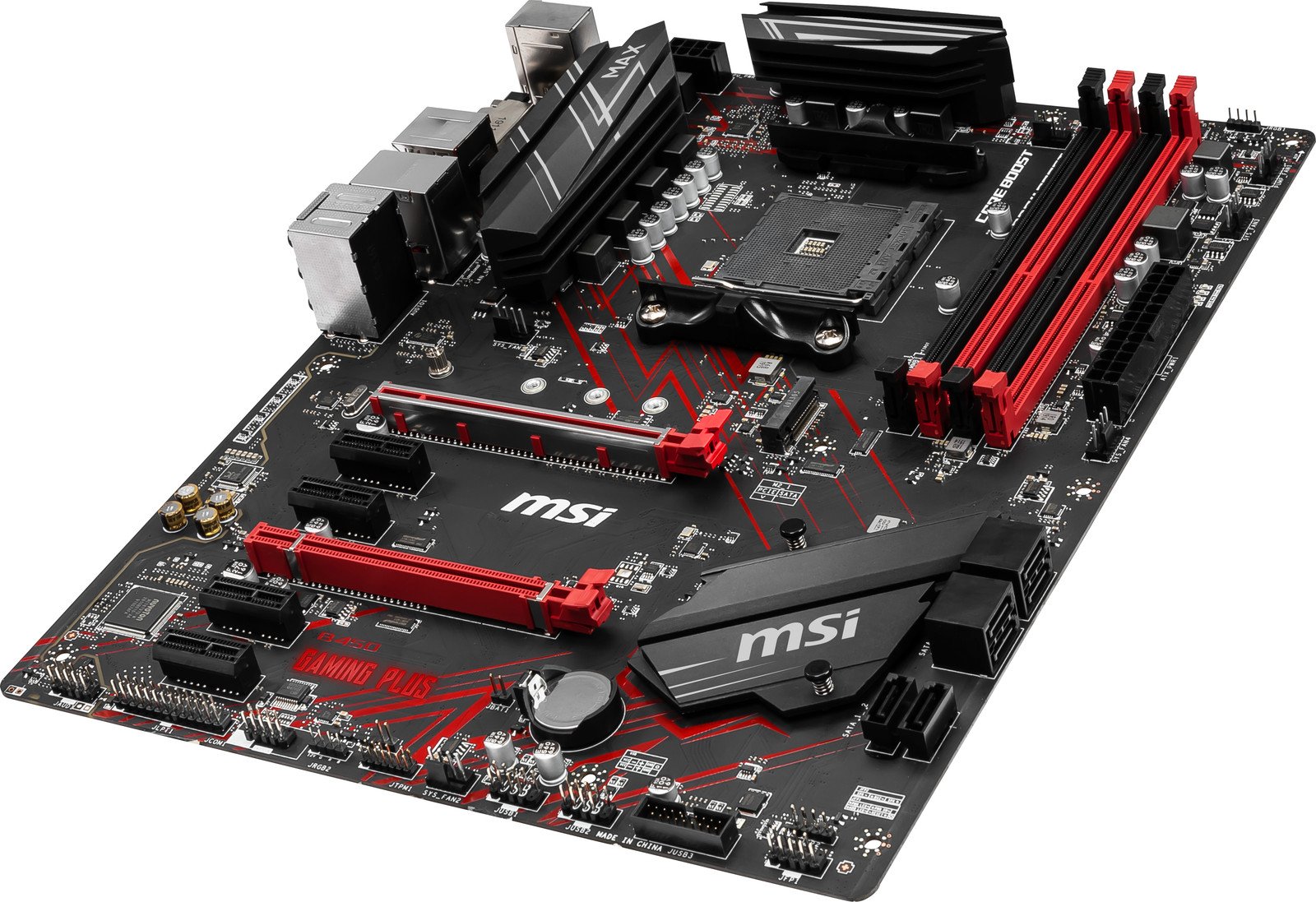 MSI B450 Gaming Plus Max Mainboard Schwarz/Rot eBay