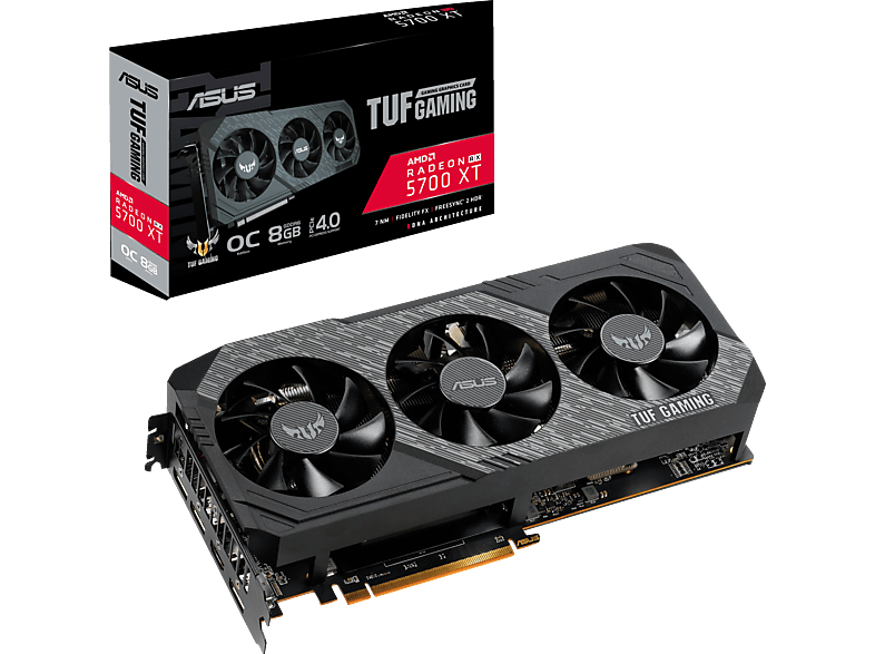 ASUS Radeon™ RX TUF 3 Grafikkarte) OC 8GB XT 5700 Gaming (90YV0DA0-M0NA00) (AMD