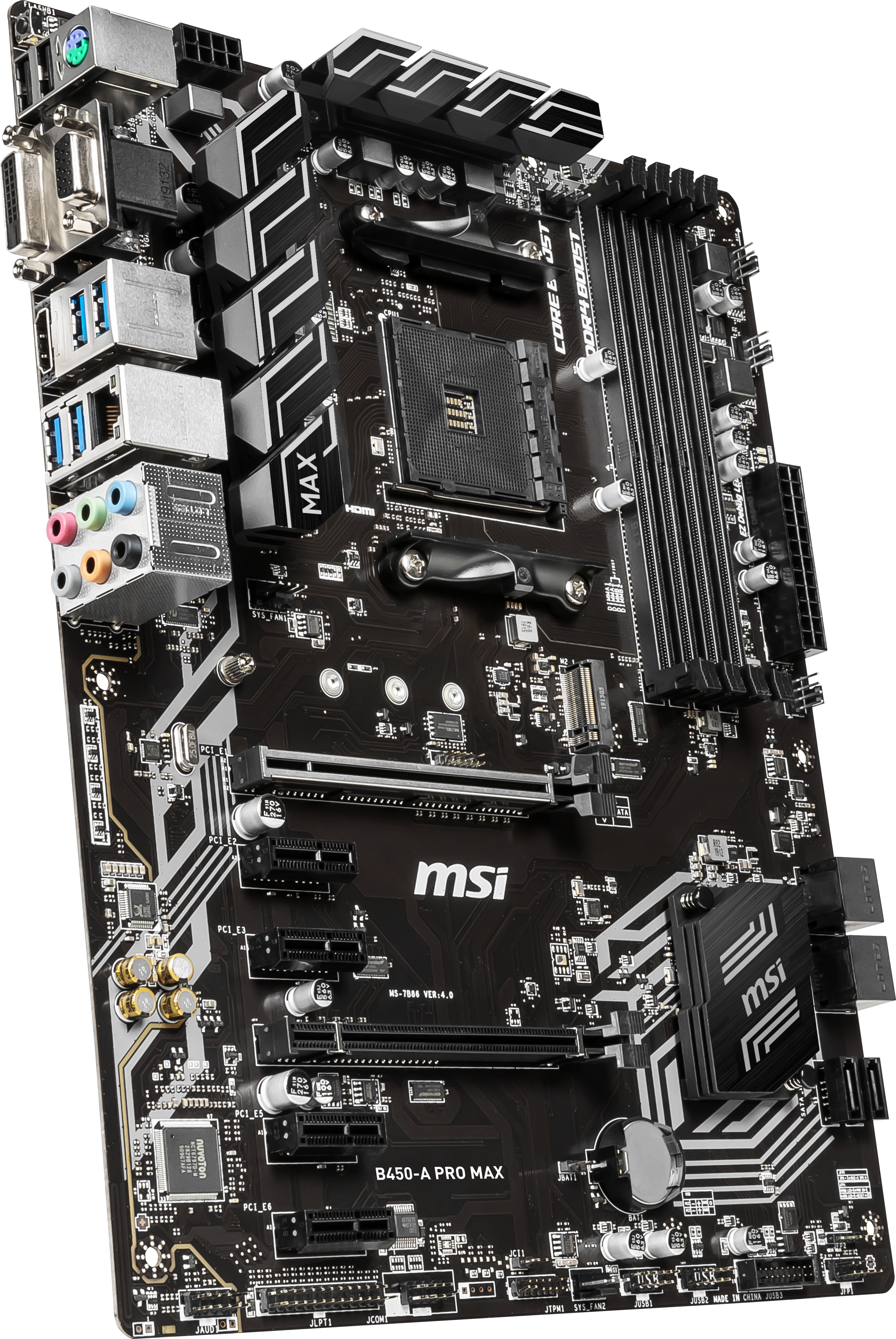 MSI B450 A-Pro Max Mainboard Schwarz