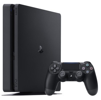 Consola - Sony PS4 SLIM Negra, 1TB, DualShock 4