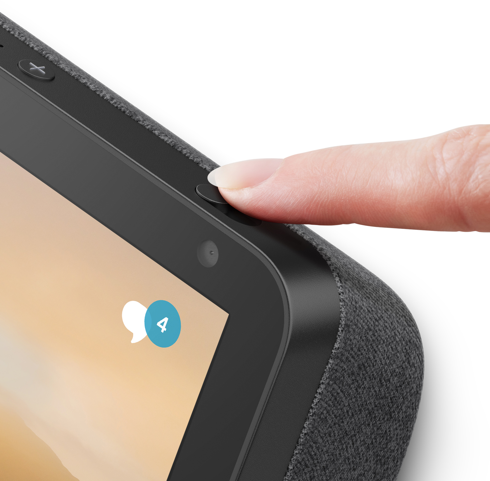 AMAZON Echo Show 8 Smart Display mit 8 Zoll großem HD-Bildschirm Smart Speaker, Anthrazit Stoff