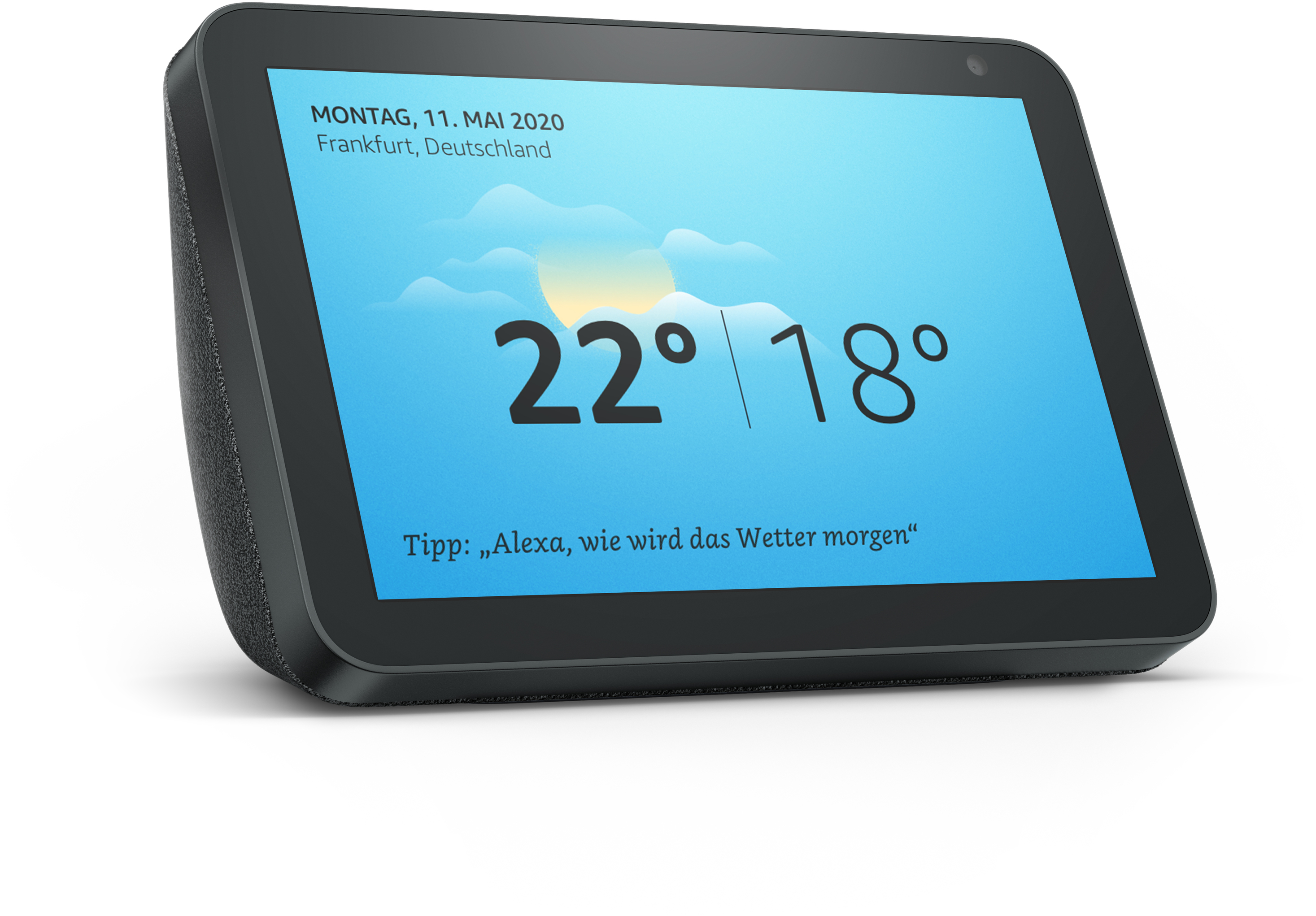 AMAZON Echo Show 8 Smart Display mit 8 Zoll großem HD-Bildschirm