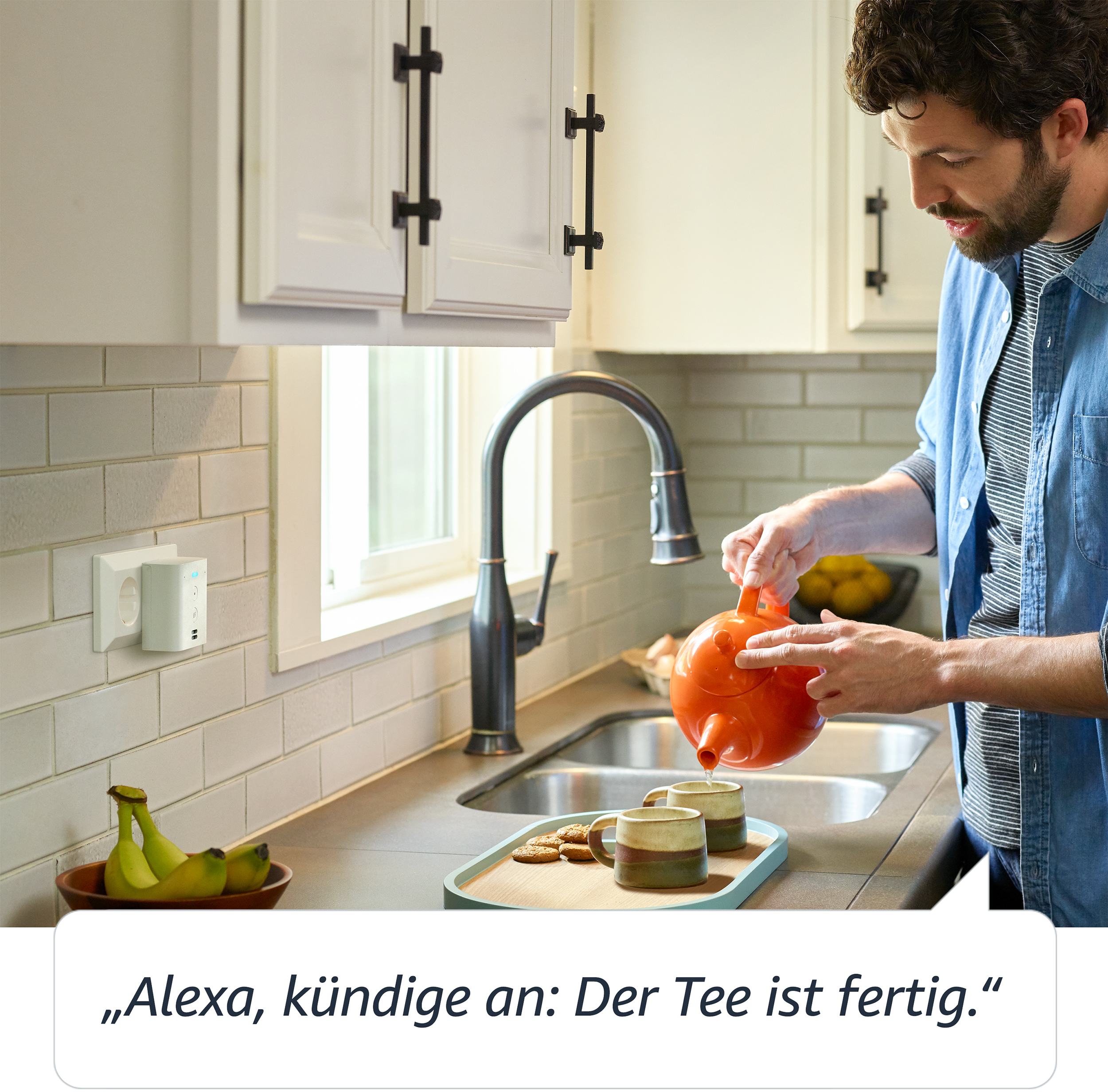 AMAZON Echo Flex Smart Speaker, Weiß