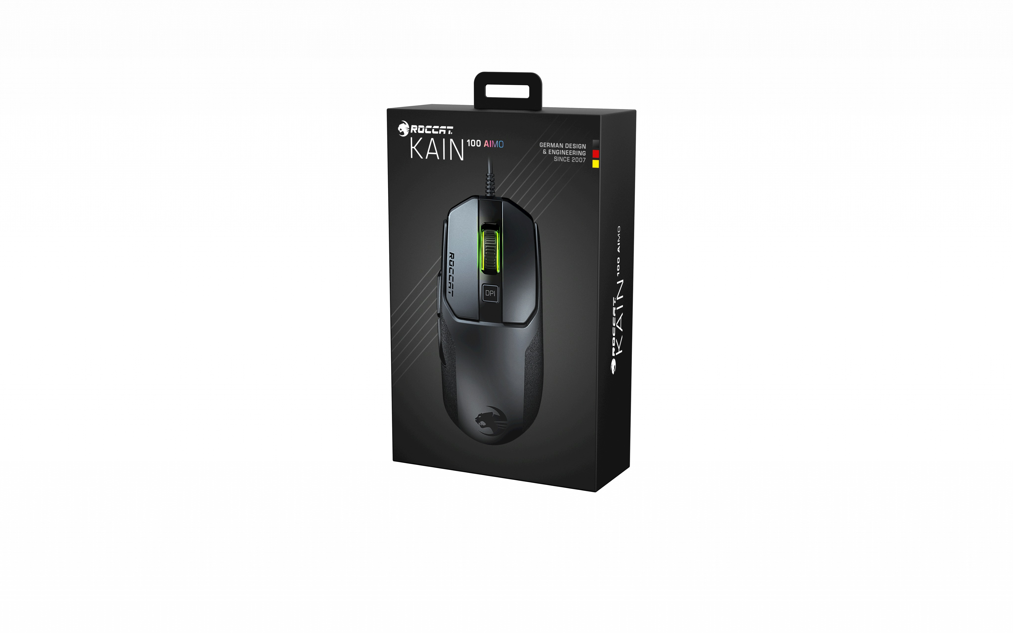 ROCCAT Kain 100 AIMO Gaming Maus, Schwarz