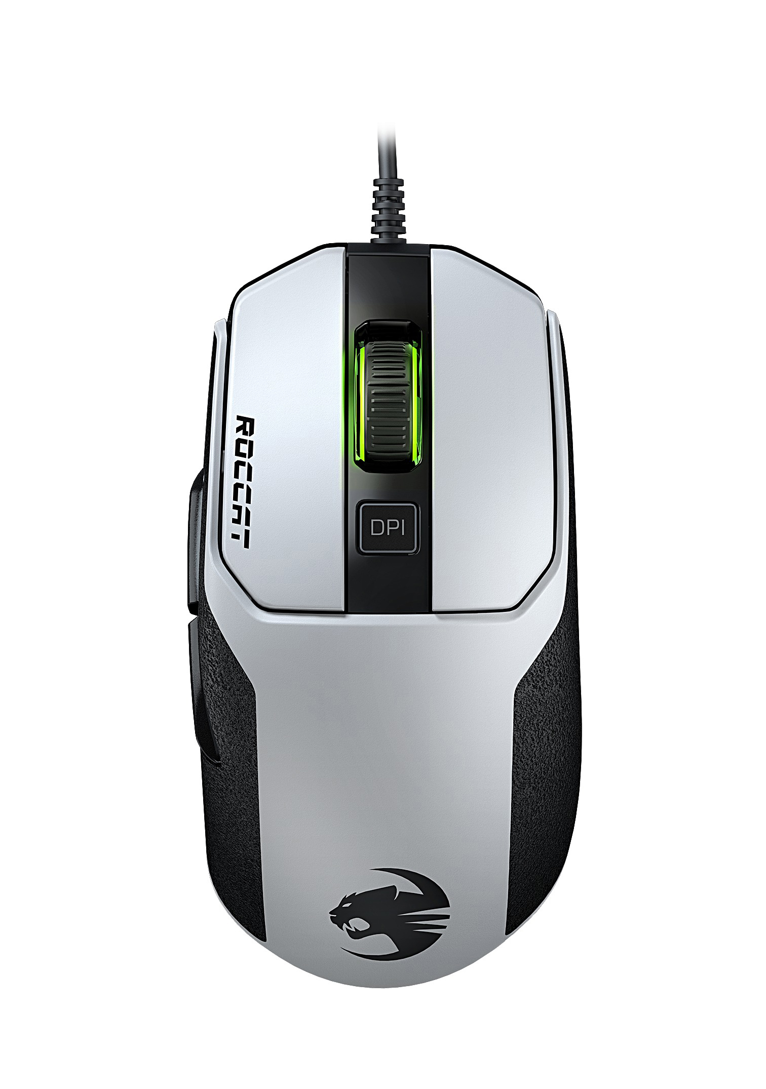 ROCCAT Kain 102 AIMO Gaming Maus, Weiß
