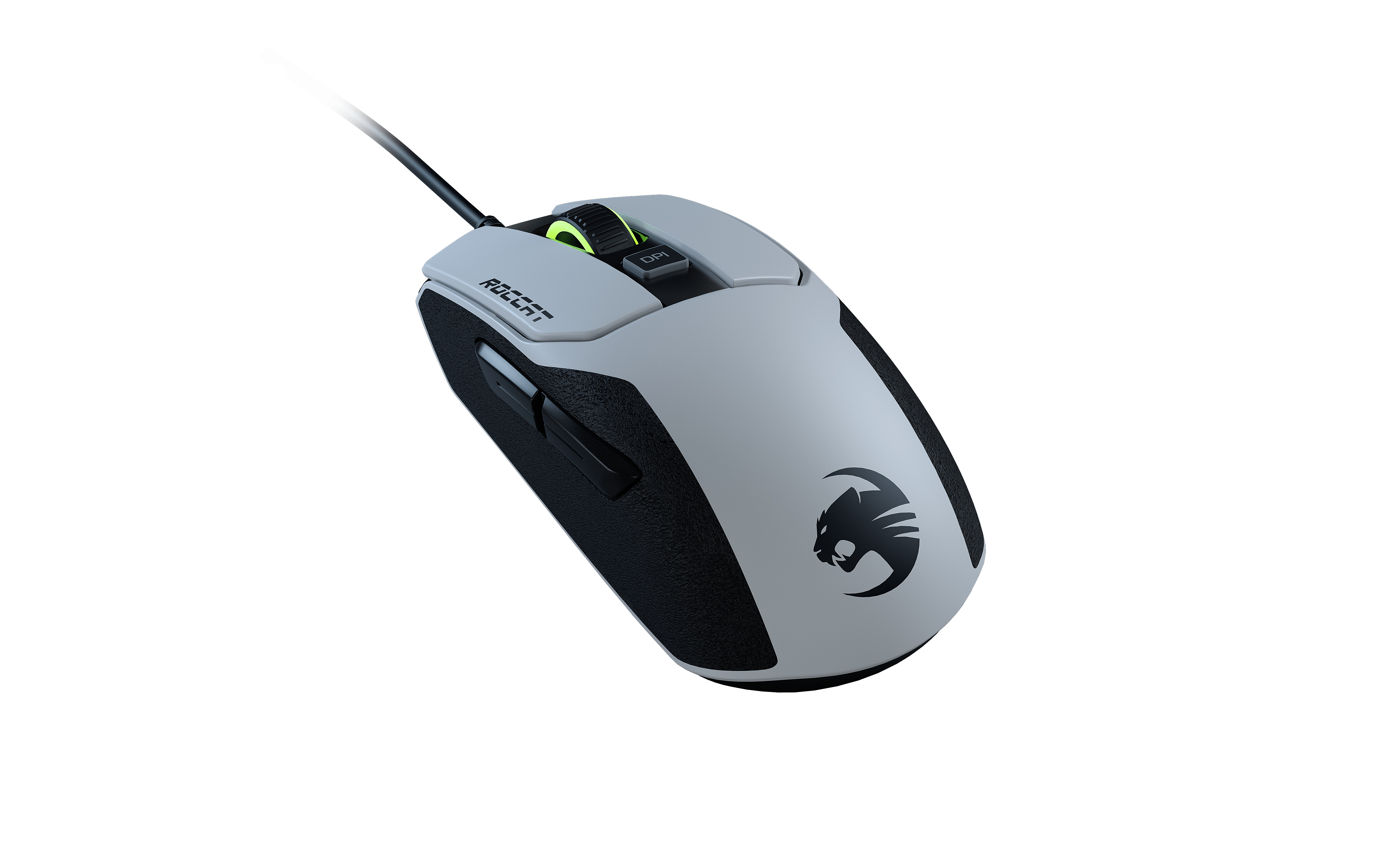 ROCCAT Kain 102 AIMO Gaming Maus, Weiß