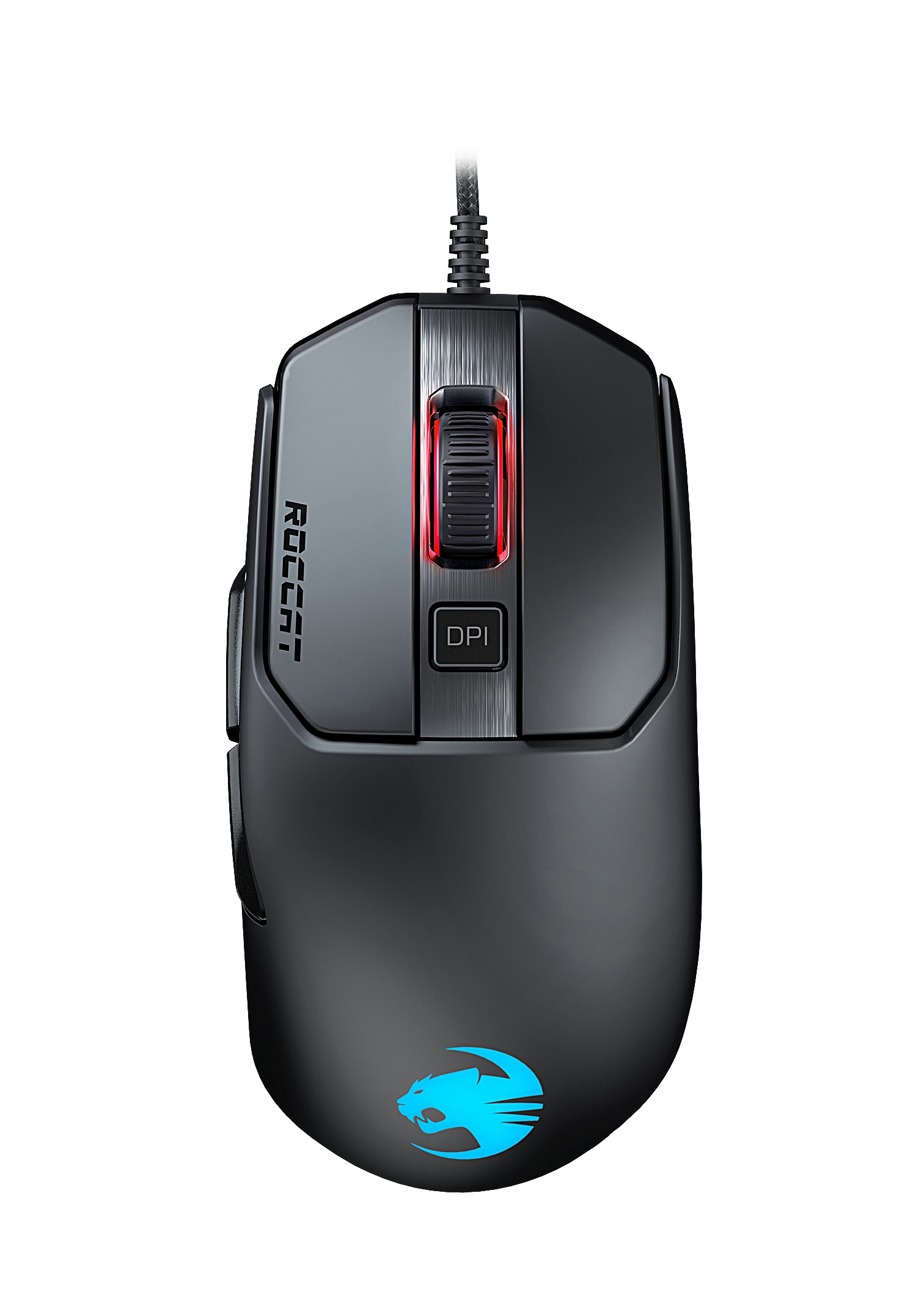 ROCCAT Kain 120 AIMO Gaming Maus, Schwarz