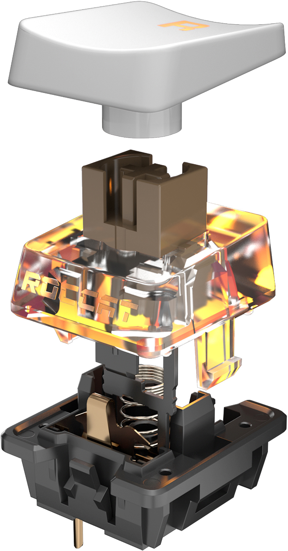 ROCCAT Vulcan 122 AIMO, Gaming Tastatur, Mechanisch, Sonstiges, kabelgebunden, Weiß