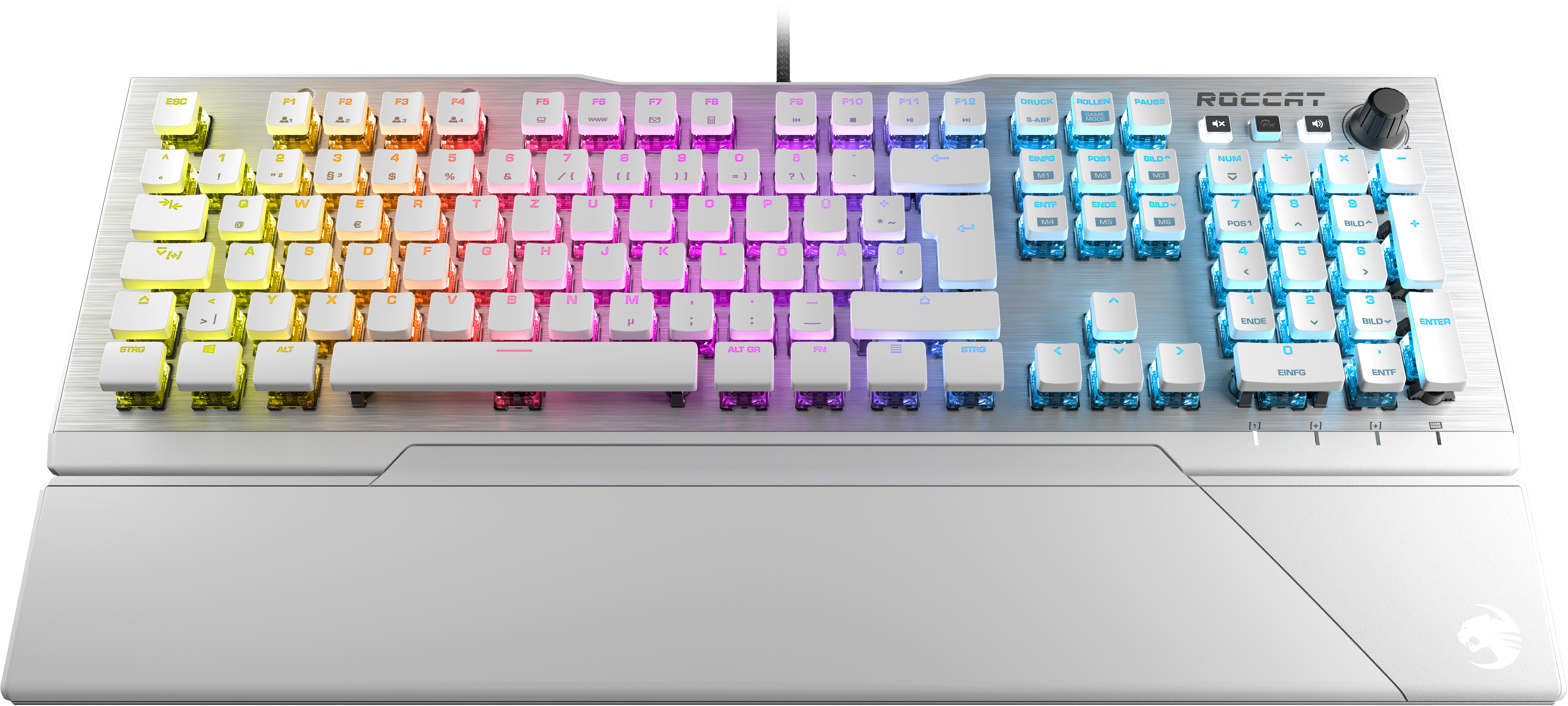 ROCCAT Vulcan 122 AIMO, Gaming Tastatur, Mechanisch, Sonstiges, kabelgebunden, Weiß
