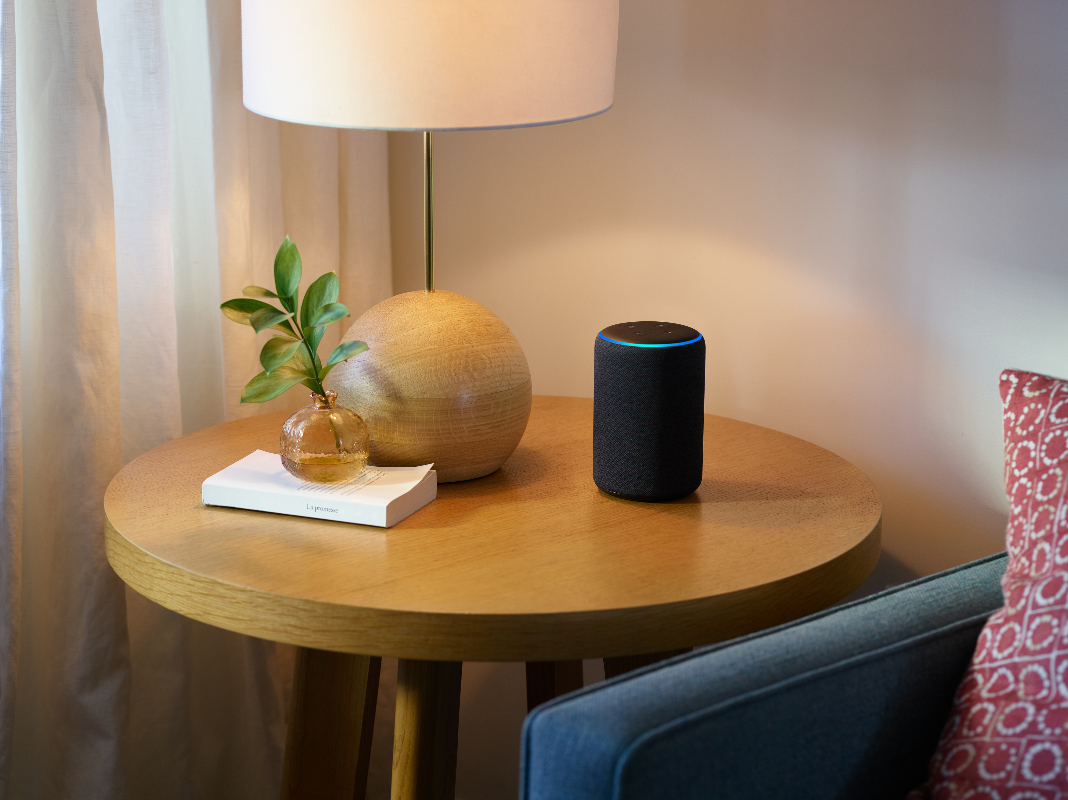 AMAZON Echo (3. Generation) Smart Speaker, Anthrazit Stoff