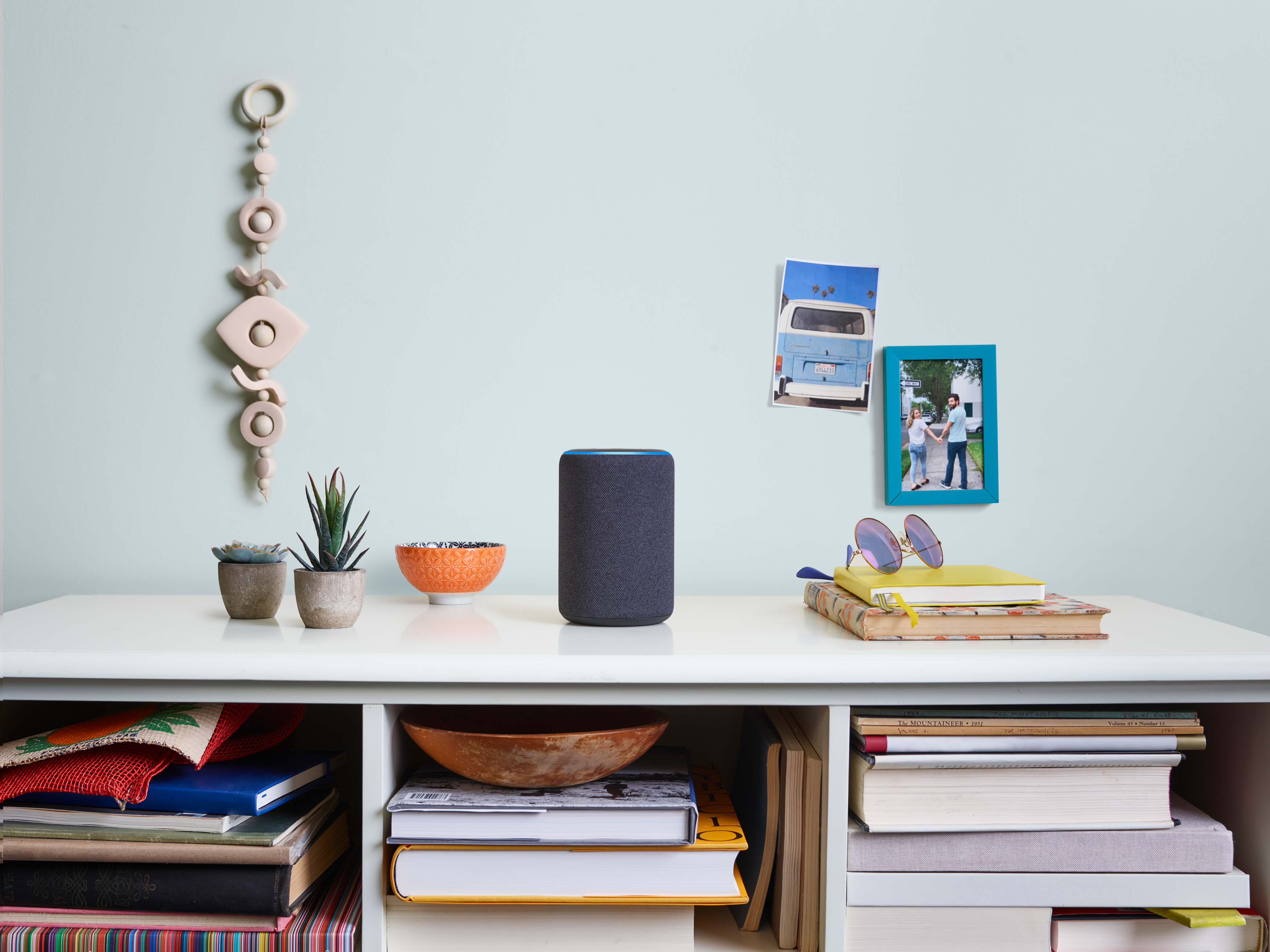 AMAZON Echo (3. Generation) Smart Speaker, Anthrazit Stoff
