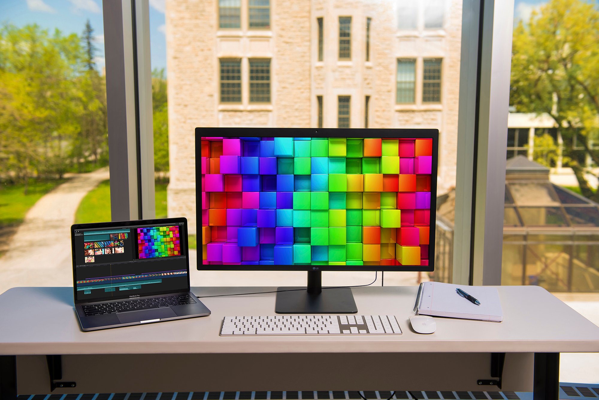 LG 27MD5KLP-B UltraFine 27 Zoll  UHD 5K  Monitor  14 ms Reaktionszeit  